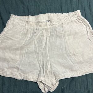 GAP White High Waist Shorts